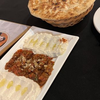Sultan - Appetizer Trio - Mediterranean Near Me - McKinney, Texas Sultan - Appetizer Trio - Mediterranean Near Me - McKinney, Texas