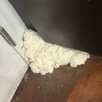 Roti - Strange substance oozing from floor - Mediterranean Near Me - Washington, DC, District of Columbia