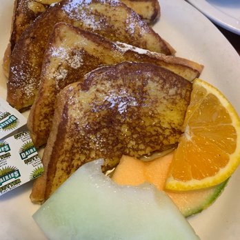 Oakland Grill - French toast comes with fruit ! Extra butter was asked for . - Breakfast & Brunch Near Me - Oakland, California Oakland Grill - French toast comes with fruit ! Extra butter was asked for . - Breakfast & Brunch Near Me - Oakland, California