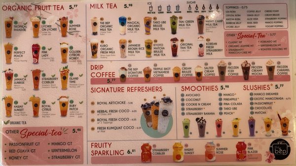 Menu photo 1 The Bep Teahouse Cypress, TX Menu photo 1 The Bep Teahouse Cypress, TX