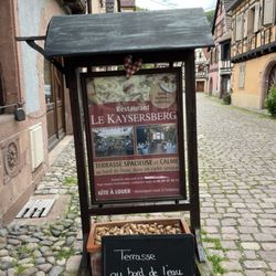 Restaurant le kaysersberg - Street sign