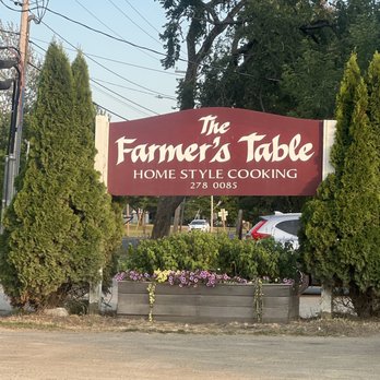 The Farmer's Table - Front Farmers Table sign - American Near Me - Corinna, Maine The Farmer's Table - Front Farmers Table sign - American Near Me - Corinna, Maine