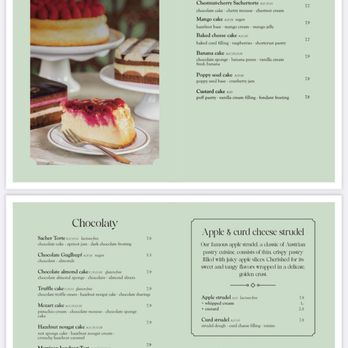 Café Landtmann - Main dessert full menu in English - Cafes Near Me - Vienna, 9 Café Landtmann - Main dessert full menu in English - Cafes Near Me - Vienna, 9