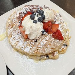 Stacked Pancake & Breakfast House - Double berry pancakes