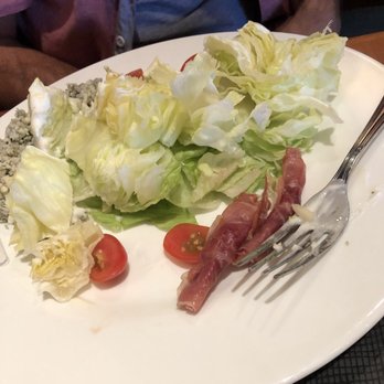 5ive Steak - "Wedge Salad"? Worst ever! That's supposed to be bacon. - Steakhouses Near Me - Jamaica, New York