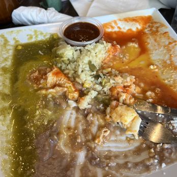 Mex Cocina Cafe - What's left of my huevos divorciados - Desserts Near Me - Burbank, California