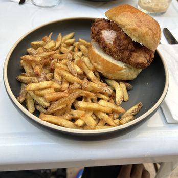 Suited - Buttermilk Fried Chicken Sandwich w Fries - Breakfast & Brunch Near Me - New York, New York Suited - Buttermilk Fried Chicken Sandwich w Fries - Breakfast & Brunch Near Me - New York, New York