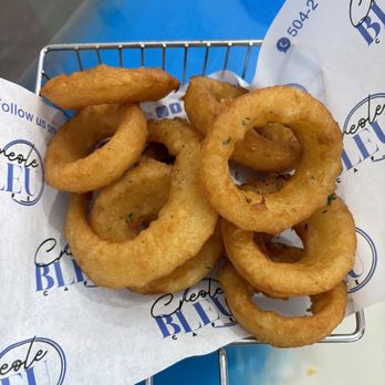 Cajun Bleu Cafe - Onion Rings - Cajun/Creole Near Me - Marrero, Louisiana Cajun Bleu Cafe - Onion Rings - Cajun/Creole Near Me - Marrero, Louisiana