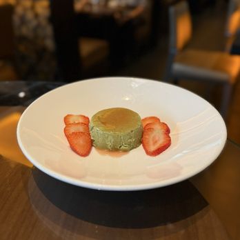 KUU Restaurant - Matcha Panna Cotta - Japanese Near Me - Houston, Texas KUU Restaurant - Matcha Panna Cotta - Japanese Near Me - Houston, Texas