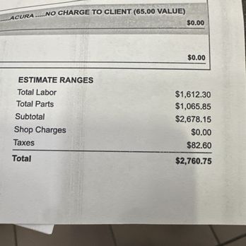 Niello Acura - The new amount for service - Auto Repair Near Me - Roseville, California Niello Acura - The new amount for service - Auto Repair Near Me - Roseville, California