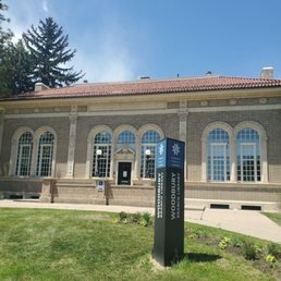 Exterior outside entrance of Woodbury Branch Library - South Facade - Denver, Colorado Exterior outside entrance of Woodbury Branch Library - South Facade - Denver, Colorado