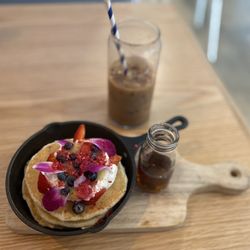 Bluestone Lane Houston Heights - Lemon ricotta pancakes