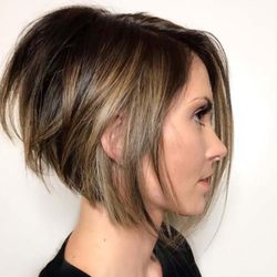 Luci's  - A line Bob with lift in the back graduated Bob