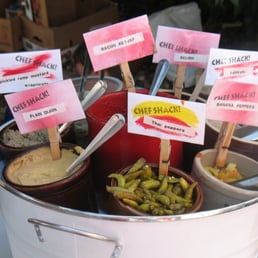 Home made condiments at the Chef Shack Home made condiments at the Chef Shack