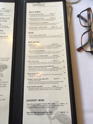 Menu photo 2 Basilico Millburn, NJ