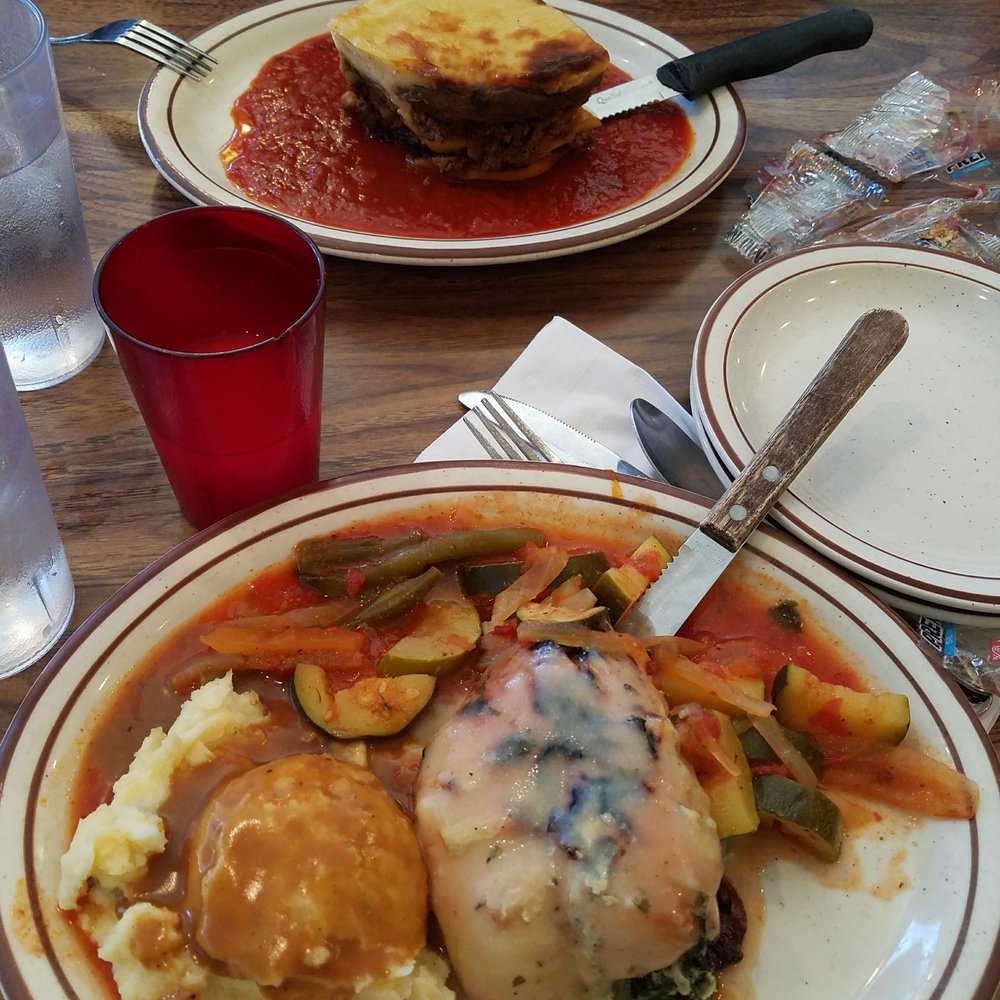 Salonica - Pastitsio (top); kalamata (bottom) - Diners Near Me - Chicago, Illinois Salonica - Pastitsio (top); kalamata (bottom) - Diners Near Me - Chicago, Illinois