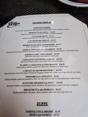 Menu photo 8 Topo Gigio Ristorante Chicago, IL Menu photo 8 Topo Gigio Ristorante Chicago, IL