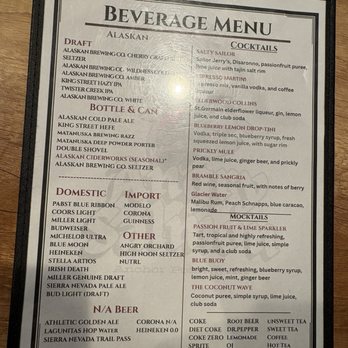 Angry Salmon - Menu as of July 2026 - Bars Near Me - Anchor Point, Alaska Angry Salmon - Menu as of July 2026 - Bars Near Me - Anchor Point, Alaska