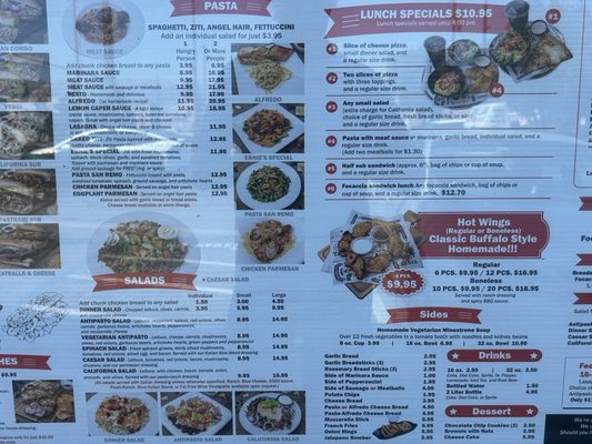 Menu photo 2 Uncle Ernie's Pizza Chatsworth, CA Menu photo 2 Uncle Ernie's Pizza Chatsworth, CA