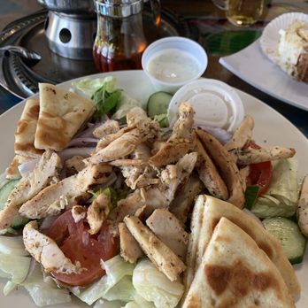 Basil Mediterranean Cafe - Grilled Chicken Gyros Salad - Sandwiches Near Me - Oklahoma City, Oklahoma Basil Mediterranean Cafe - Grilled Chicken Gyros Salad - Sandwiches Near Me - Oklahoma City, Oklahoma