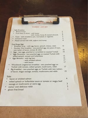 Menu photo 2 Cactus Espresso Bar Ipswich, QLD