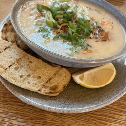 Salmon chowder