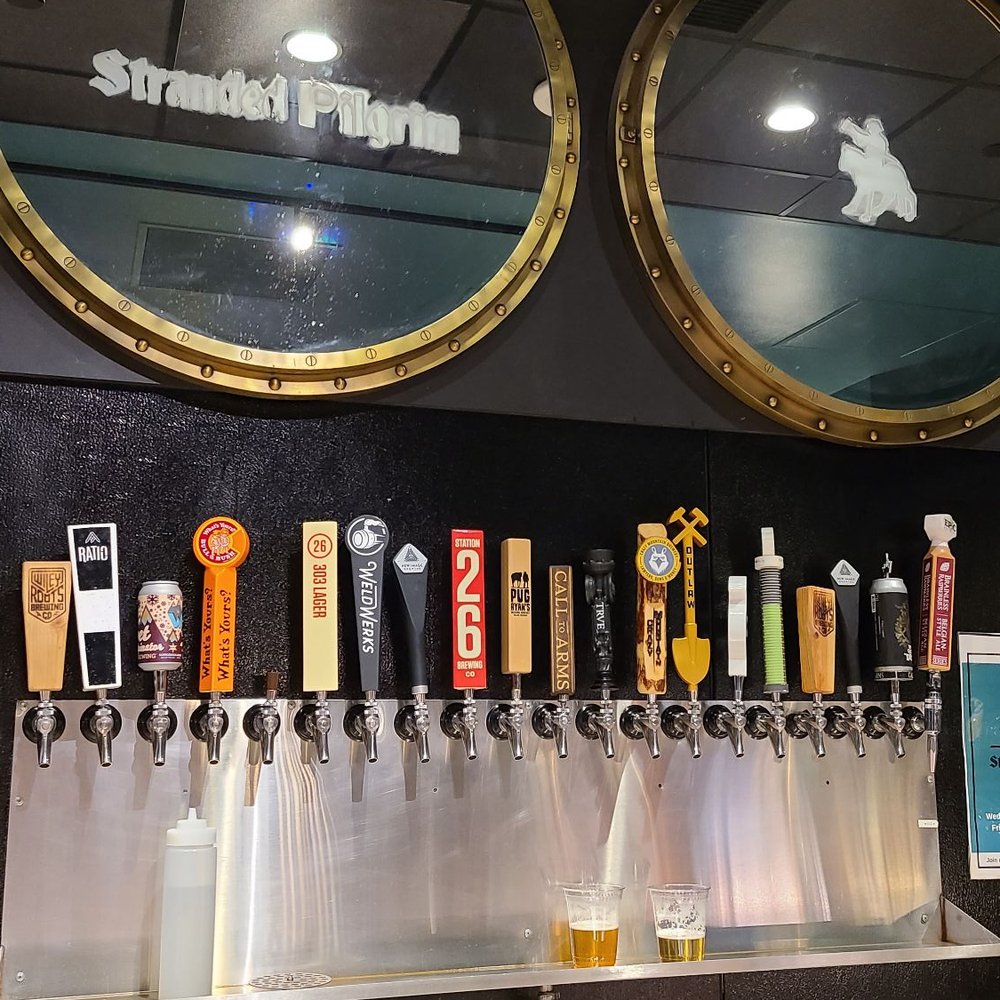 Stranded Pilgrim at Denver Milk Market - Tap selection - Lounges Near Me - Denver, Colorado