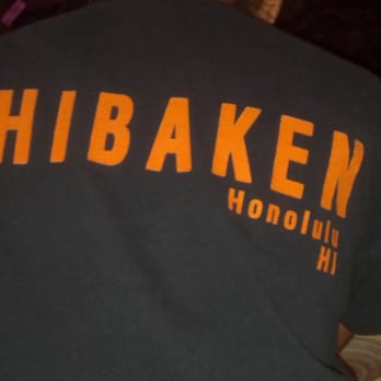 Chiba ken - I took a pic of the waitress's shirt, so I wouldn't forget what this restaurants name was. Lol! - Sushi Bars Near Me - Honolulu, Hawaii Chiba ken - I took a pic of the waitress's shirt, so I wouldn't forget what this restaurants name was. Lol! - Sushi Bars Near Me - Honolulu, Hawaii