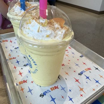 Spark - Chisholm Creek - Special for that week - Banana pudding shake - Burgers Near Me - Oklahoma City, Oklahoma Spark - Chisholm Creek - Special for that week - Banana pudding shake - Burgers Near Me - Oklahoma City, Oklahoma
