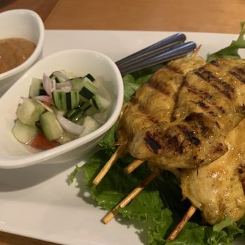 Pad Thai Kitchen - Chicken satay $9 - Thai Near Me - Portland, Oregon