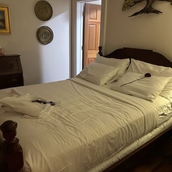 Hillbrook Inn - Robes for the two of us with a rose waiting for her on the pillow. We both commented on how clean everything was! - Bed & Breakfast Near Me - Charles Town, West Virginia