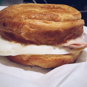 Photo of Starbucks - Dallas, TX, United States. Slow roasted ham and Swiss