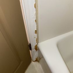 Marinwood Inn & Suites - Water logged door trim