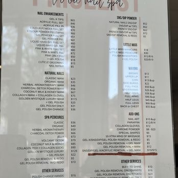 La Vie Nail Spa - Price List - Nail Salons Near Me - Durham, North Carolina