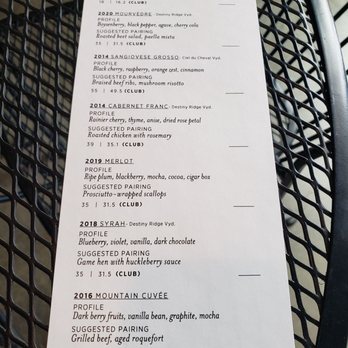 Cana's Feast Winery - Flight menu as of Aug 2022 - Wineries Near Me - Carlton, Oregon Cana's Feast Winery - Flight menu as of Aug 2022 - Wineries Near Me - Carlton, Oregon