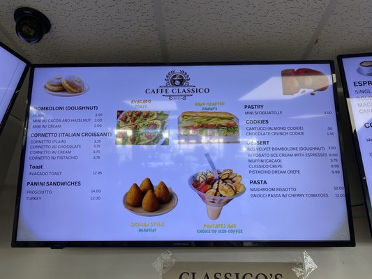 Menu photo 2 Caffe Classico Pompton Plains, NJ Menu photo 2 Caffe Classico Pompton Plains, NJ
