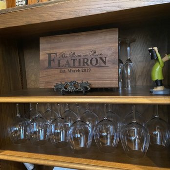 The Point on Penn - a shelf with wine glasses - Breakfast & Brunch Near Me - Indianapolis, Indiana The Point on Penn - a shelf with wine glasses - Breakfast & Brunch Near Me - Indianapolis, Indiana