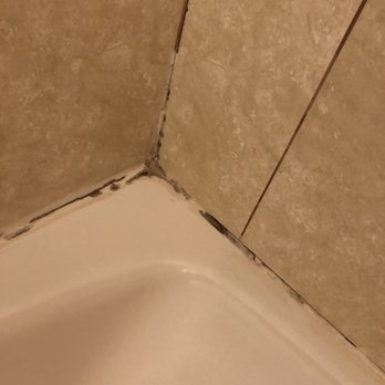 La Quinta by Wyndham Lindale - Moldy caulk surrounding entire tub - Hotels Near Me - Lindale, Texas La Quinta by Wyndham Lindale - Moldy caulk surrounding entire tub - Hotels Near Me - Lindale, Texas
