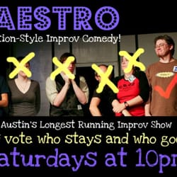 The Hideout Theatre - The longest running improv show in Austin... every weekend since 1999.