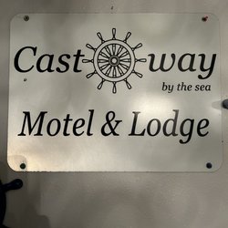 Castaway by the Sea Motel - Original sign