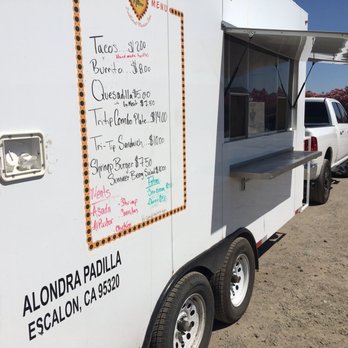 Corazon Alteño - The menu is posted at the order/pickup window. - Food Trucks Near Me - Ripon, California Corazon Alteño - The menu is posted at the order/pickup window. - Food Trucks Near Me - Ripon, California
