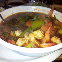 Shrimp soup at pinto bean tex mex in edna Shrimp soup at pinto bean tex mex in edna