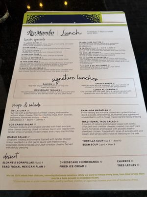 Menu photo 4 Rio Mambo Fort Worth, TX Menu photo 4 Rio Mambo Fort Worth, TX