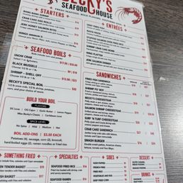 The menu