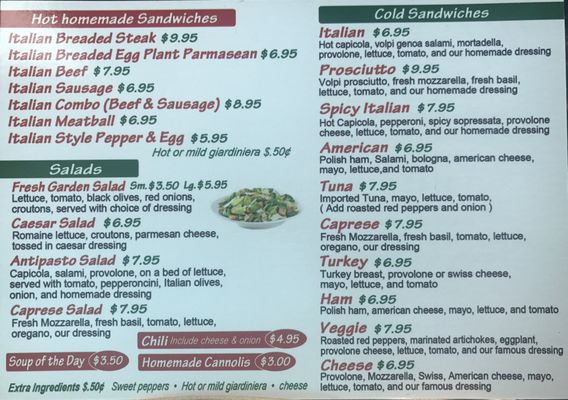 Menu photo 5 Nonna Soluri's Italian Deli Chicago, IL Menu photo 5 Nonna Soluri's Italian Deli Chicago, IL