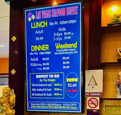 Menu photo 4 Las Vegas Seafood Buffet Phoenix, AZ
