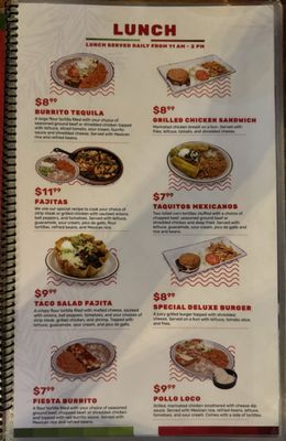 Menu photo 2 Tequila Mexican Restaurant Columbia, IL Menu photo 2 Tequila Mexican Restaurant Columbia, IL