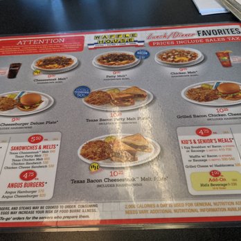 Waffle House - Menu.. - Breakfast & Brunch Near Me - Orlando, Florida Waffle House - Menu.. - Breakfast & Brunch Near Me - Orlando, Florida