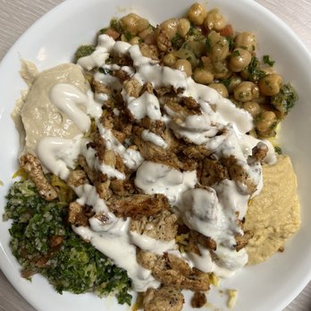 Aurora Restaurant - Chicken Shawarma bowl - Mediterranean Near Me - Fairbanks, Alaska