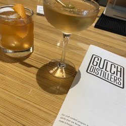 Gulch Distillers - Old Fashioned and a Dirty Montanan.